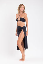 Load image into Gallery viewer, Image 03: Rio De Sol Jupe De Page Nero Long-Skirt-Knot
