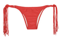 Load image into Gallery viewer, Product Front: Rio De Sol Bas Calcinha Franja Red

