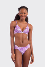 Load image into Gallery viewer, Model Front: Rio De Sol Ensemble Set Trail-Purple Tri-Fixo Baobi-Cheeky

