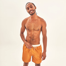 Load image into Gallery viewer, Gallery: Uv Line Bermuda / Short Pour Homme Shorts Boxer Ocre Upf50+
