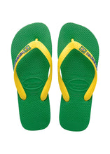 Load image into Gallery viewer, Image 04: Havaianas Tongs Havaianas Brasil Logo Green
