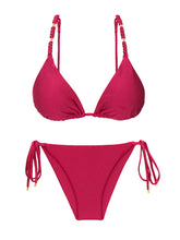 Load image into Gallery viewer, Product Front: Rio De Sol Ensemble Set Shimmer-Desejo Lia-Noa Lacinho
