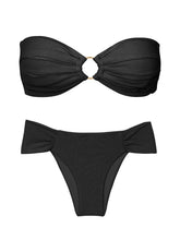 Load image into Gallery viewer, Product Front: Rio De Sol Ensemble Set Malibu-Black Mavi Baobi
