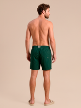 Load image into Gallery viewer, Model Back: Uv Line Bermuda / Short Pour Homme Shorts Acqua Boxer Military Green Upf50+
