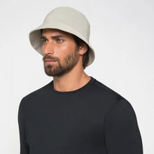 Load image into Gallery viewer, Model Front: Uv Line Bob Hat Toronto Colors Masc Sand Upf50+
