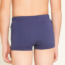 Load image into Gallery viewer, Model Back: Uv Line Maillot De Bain Garçon Sunga Kids Marinho Upf50+
