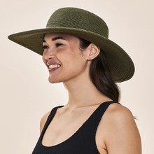 Load image into Gallery viewer, Image 02: Uv Line Chapeau Souple/Capeline Hat Jurere Imp Fem Green Militar Upf50+
