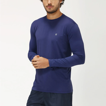 Load image into Gallery viewer, Image 02: Uv Line T-Shirt Longsleeve Uvpro Marinho
