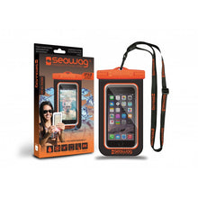 Load image into Gallery viewer, Image 02: Seawag Sac De Plage Seawag Black &amp; Orange Waterproof Case 5.7
