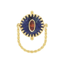 Load image into Gallery viewer, Model Front: Hipanema Bague Miamor Blue Hipanema
