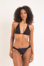 Load image into Gallery viewer, Model Front: Rio De Sol Bas Bottom Nero Mel-Comfy
