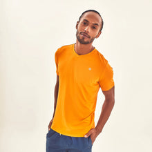 Load image into Gallery viewer, Image 03: Uv Line T-Shirt Pour Homme T-Shirt Sport Fit Orange Upf50+

