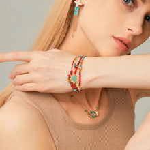 Load image into Gallery viewer, Image 04: Hipanema Bracelet Metaphor Turquoise Hipanema
