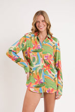 Load image into Gallery viewer, Model Front: Rio De Sol Chemise Tropical Shirt Greta
