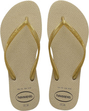Load image into Gallery viewer, Model Front: Havaianas Tongs Havaianas Slim Gloss Areia

