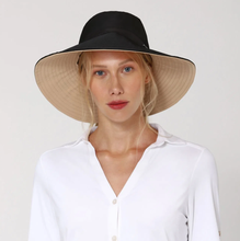 Load image into Gallery viewer, Image 05: Uv Line Chapeau Souple/Capeline San Diego Kaki/Preto
