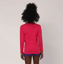 Load image into Gallery viewer, Model Back: Uv Line T-Shirt Camiseta Kids Uvpro Ml Pink Upf50+
