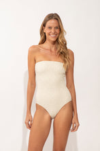 Load image into Gallery viewer, Model Front: Rio De Sol Une Pièce Brisa-Offwhite Tube-Op
