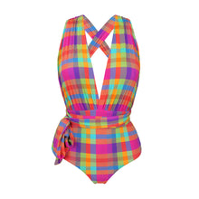 Load image into Gallery viewer, Product Front: Rio De Sol Une Pièce Tulip-Garden Marina
