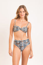 Load image into Gallery viewer, Model Front: Rio De Sol Haut Top Ikat Twist
