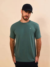 Load image into Gallery viewer, Gallery: Uv Line T-Shirt Pour Homme T-Shirt New Fit Textura Masc Verde Jade Upf50+
