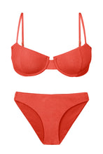 Load image into Gallery viewer, Product Front: Rio De Sol Ensemble Set Malibu-Chili Balconet Essential-Comfy

