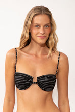 Load image into Gallery viewer, Gallery: Rio De Sol Haut Top Linea-Black Zaya
