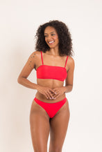 Load image into Gallery viewer, Image 03: Rio De Sol Ensemble Set Rouge Bandeau-Reto Nice-Fio
