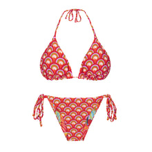 Load image into Gallery viewer, Product Front: Rio De Sol Ensemble Set Floral-Scales Tri-Inv Lacinho
