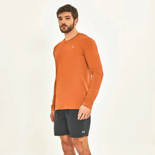 Load image into Gallery viewer, Image 02: Uv Line T-Shirt Pour Homme Longsleeve Sport Fit Caramelo
