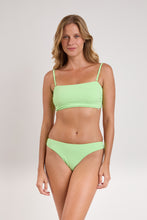 Load image into Gallery viewer, Model Front: Rio De Sol Ensemble Set Sand-Menta Bandeau-Reto Nice-Fio
