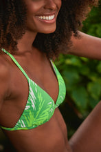 Load image into Gallery viewer, Image 09: Rio De Sol Haut Top Green-Palms Tri-Fixo
