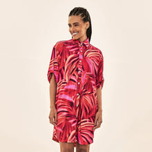 Load image into Gallery viewer, Image 04: Uv Line Chemise Shirtdress Copacabana Upf50+
