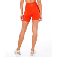 Load image into Gallery viewer, Image 02: Alto Giro Fitness Bas Bermuda Supplex Fusao Laranja Fast
