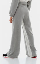 Load image into Gallery viewer, Model Back: Alto Giro Fitness Bas Calca Bicolore Pantalona Cinza

