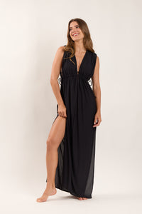 Black Long Dress Soleil