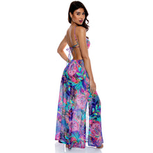 Load image into Gallery viewer, Cut Out Long Dress Multicolor
