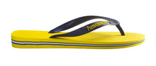 Load image into Gallery viewer, Model Back: Havaianas Tongs Brasil Logo Citrus Yellow
