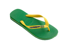 Load image into Gallery viewer, Product Front: Havaianas Tongs Havaianas Brasil Logo Green
