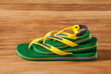 Load image into Gallery viewer, Image 03: Havaianas Tongs Havaianas Brasil Logo Green
