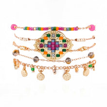 Load image into Gallery viewer, Product Front: Hipanema Bracelet Cuff Goldville Gold Hipanema
