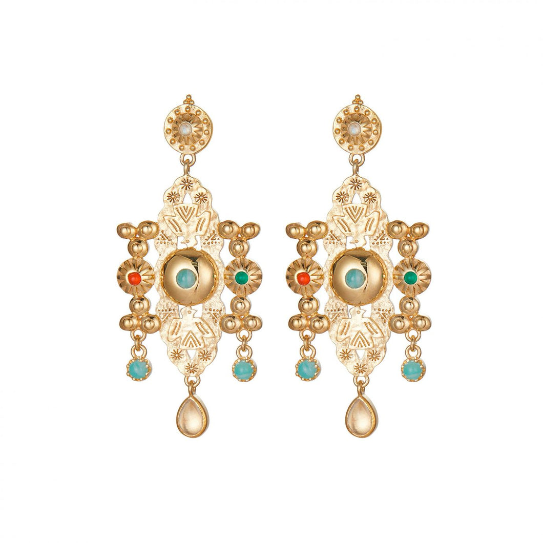 Product Front: Hipanema Boucles D'oreille Earrings Santo Gold Hipanema