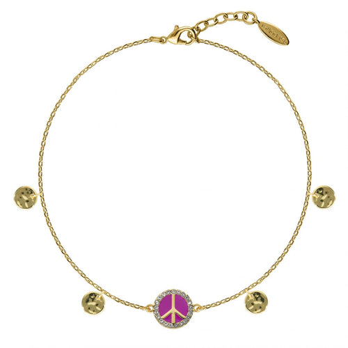 Model Front: Hipanema Bracelet Joyful Purple Hipanema