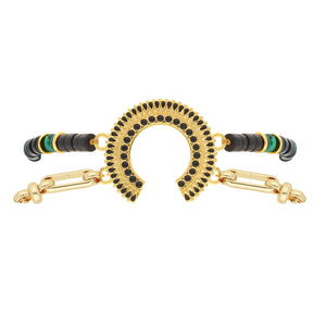 Model Front: Hipanema Bracelet Kid Black Hipanema