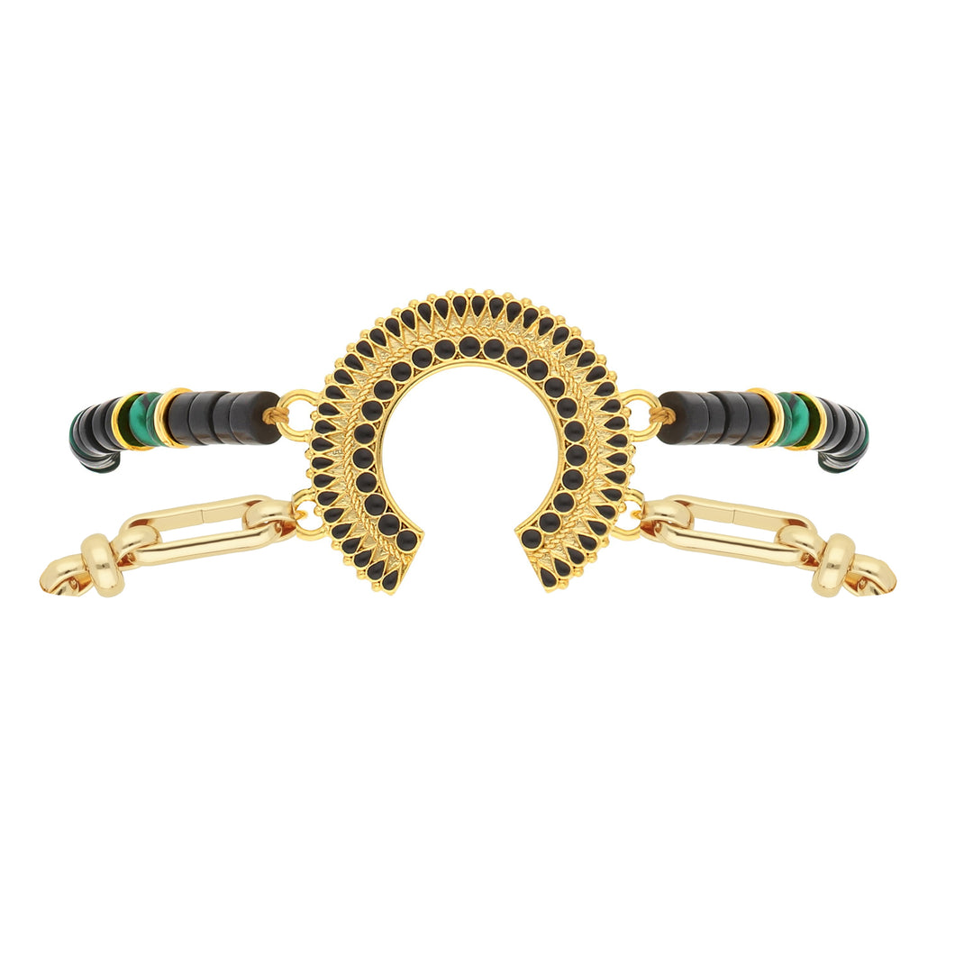 Model Front: Hipanema Bracelet Kid Black Hipanema