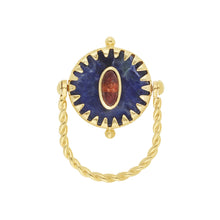 Load image into Gallery viewer, Model Front: Hipanema Bague Miamor Blue Hipanema
