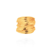 Load image into Gallery viewer, Product Front: Hipanema Bague Ring Alexandria Gold Hipenema
