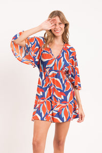 Leaves Mini Dress