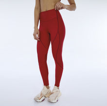 Load image into Gallery viewer, Hyper Recortes Atlanta Vermelho High Red Leggings
