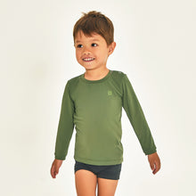 Load image into Gallery viewer, Longsleeve Baby Verde Militar UPF50+
